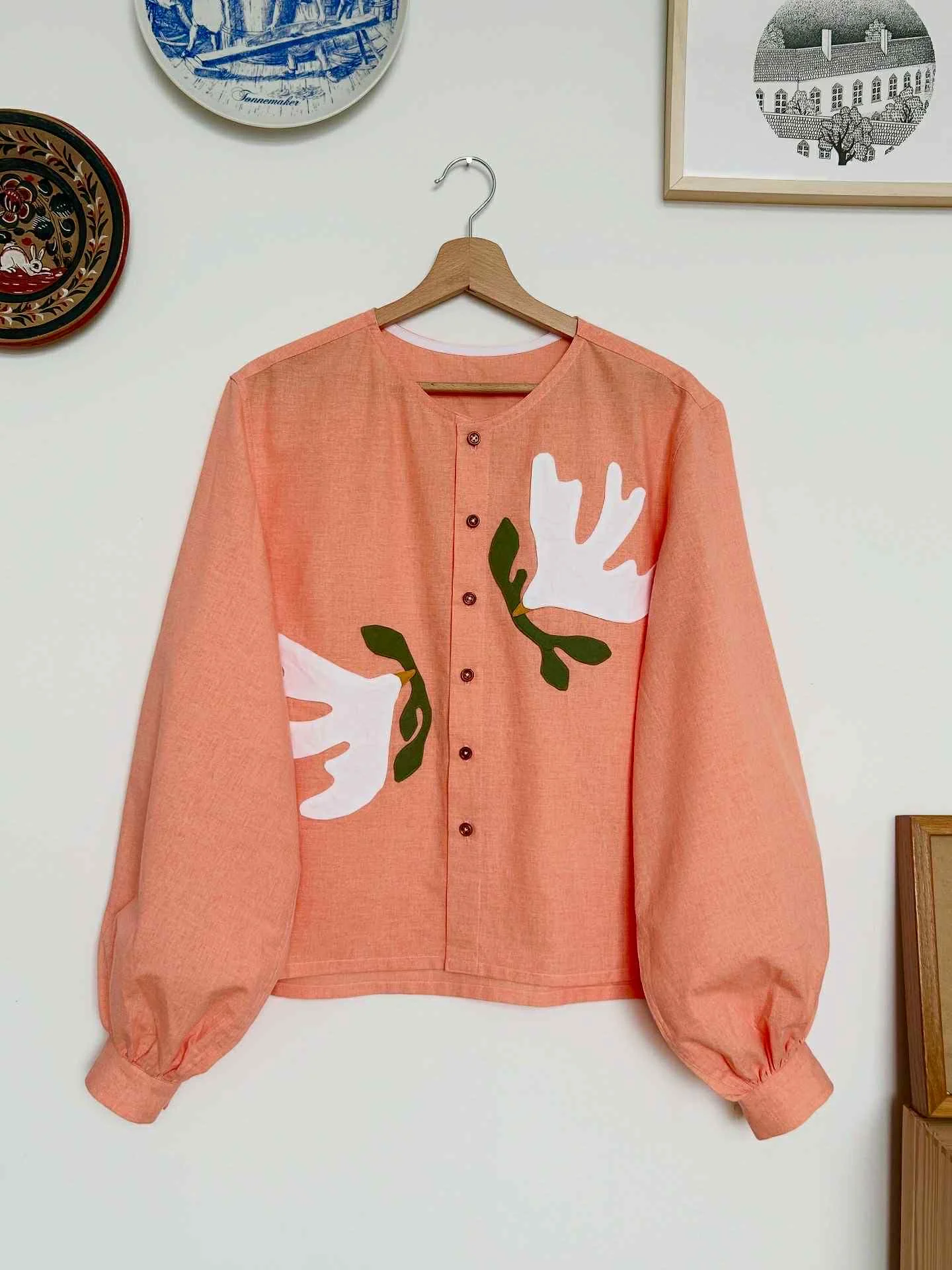 Gołębie z długim rękawem