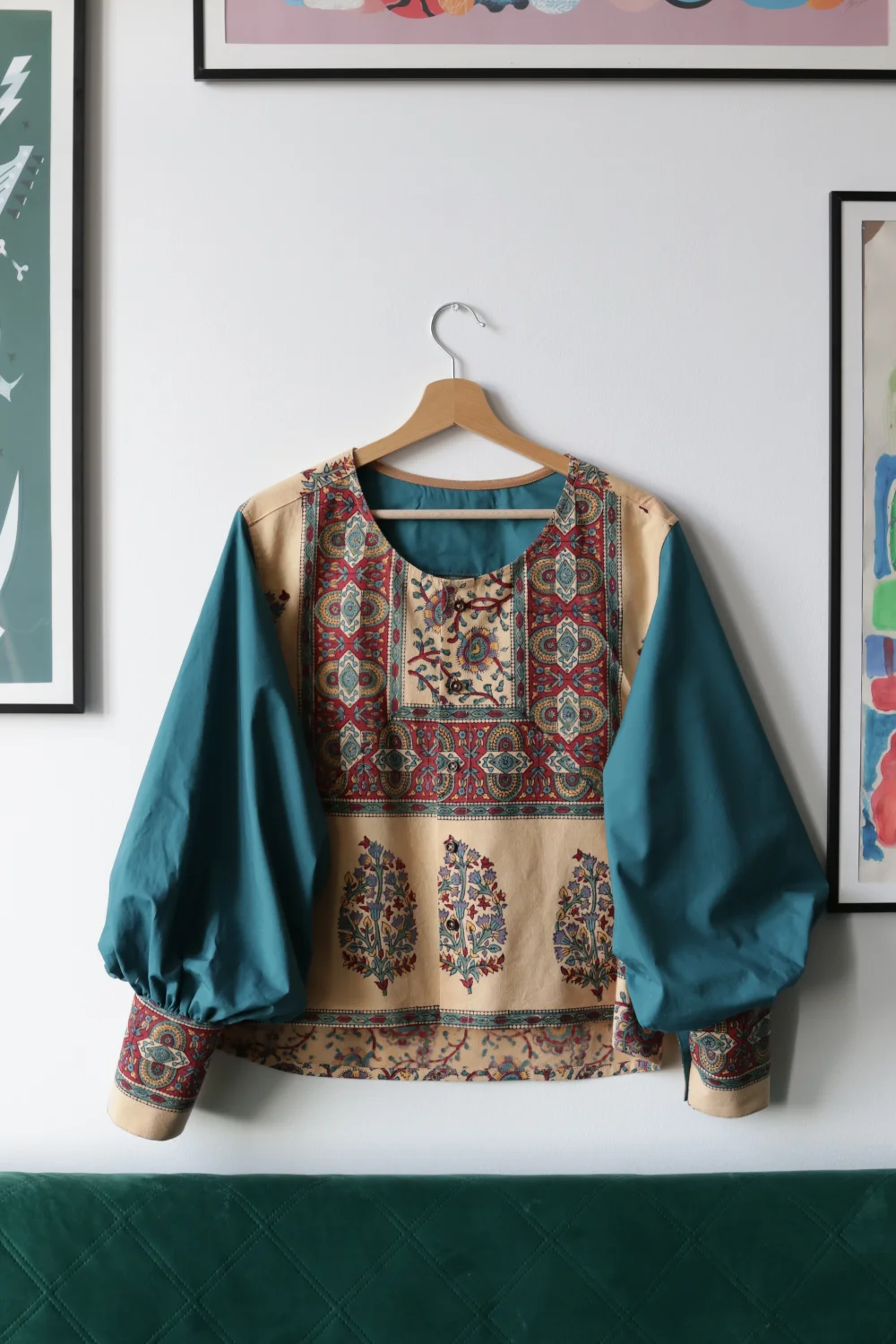 Koszula z indyjskiego obrusa